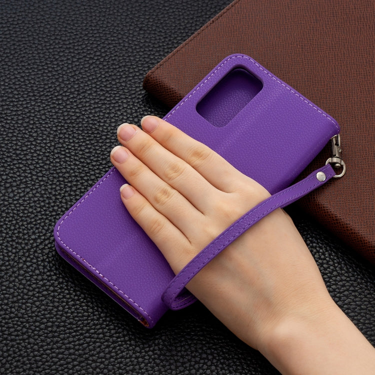 For Samsung Galaxy S20 FE 5G / S20 Lite Litchi Texture Pure Color Horizontal Flip PU Leather Case with Holder & Card Slots & Wallet & Lanyard