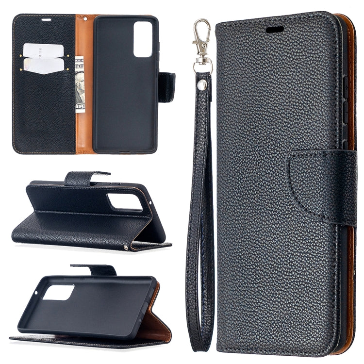 For Samsung Galaxy S20 FE 5G / S20 Lite Litchi Texture Pure Color Horizontal Flip PU Leather Case with Holder & Card Slots & Wallet & Lanyard