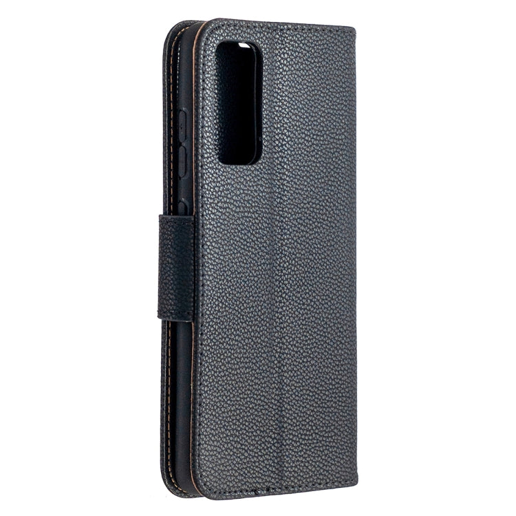For Samsung Galaxy S20 FE 5G / S20 Lite Litchi Texture Pure Color Horizontal Flip PU Leather Case with Holder & Card Slots & Wallet & Lanyard