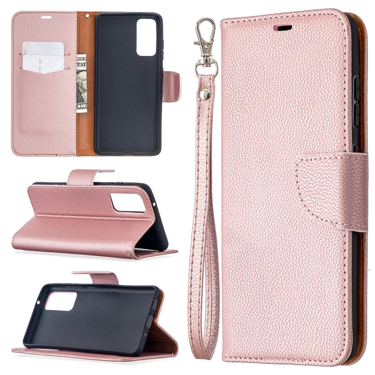 For Samsung Galaxy S20 FE 5G / S20 Lite Litchi Texture Pure Color Horizontal Flip PU Leather Case with Holder & Card Slots & Wallet & Lanyard