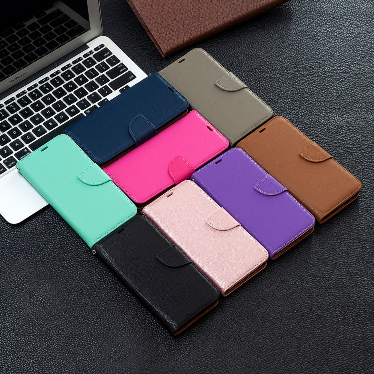 For Samsung Galaxy S20 FE 5G / S20 Lite Litchi Texture Pure Color Horizontal Flip PU Leather Case with Holder & Card Slots & Wallet & Lanyard