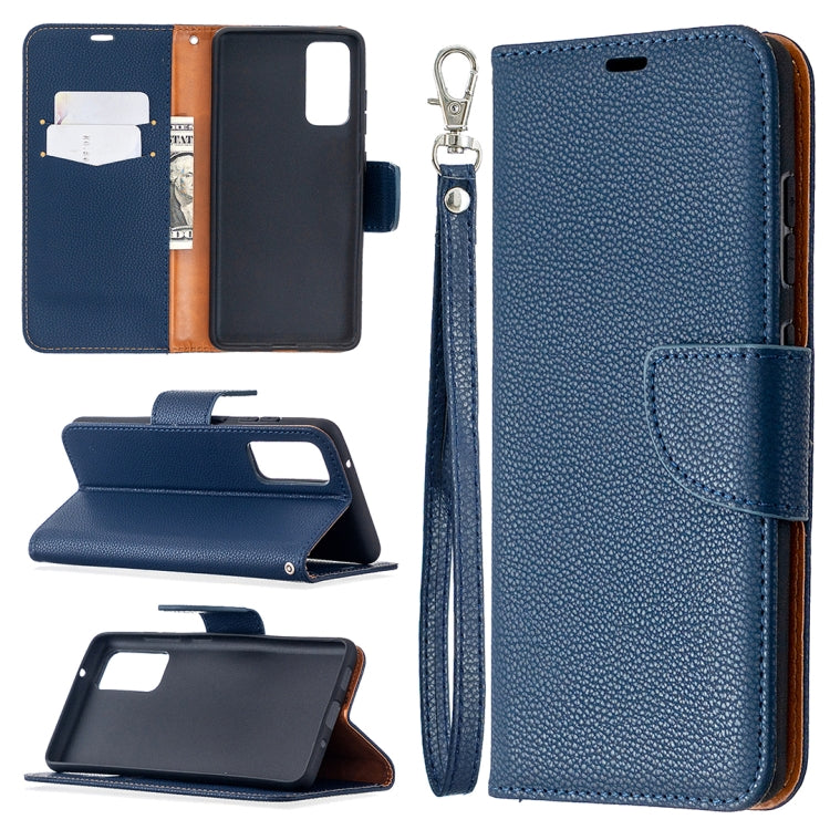 For Samsung Galaxy S20 FE 5G / S20 Lite Litchi Texture Pure Color Horizontal Flip PU Leather Case with Holder & Card Slots & Wallet & Lanyard