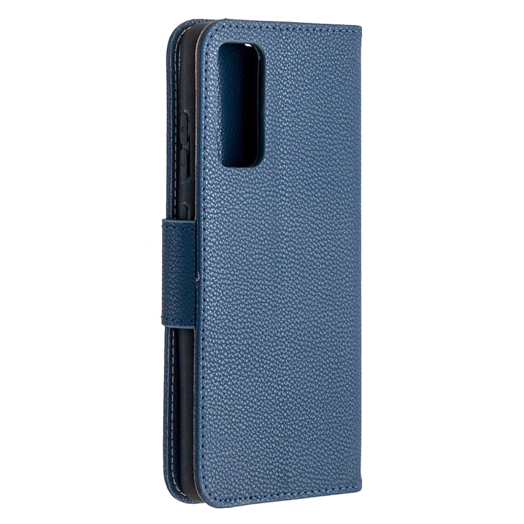 For Samsung Galaxy S20 FE 5G / S20 Lite Litchi Texture Pure Color Horizontal Flip PU Leather Case with Holder & Card Slots & Wallet & Lanyard