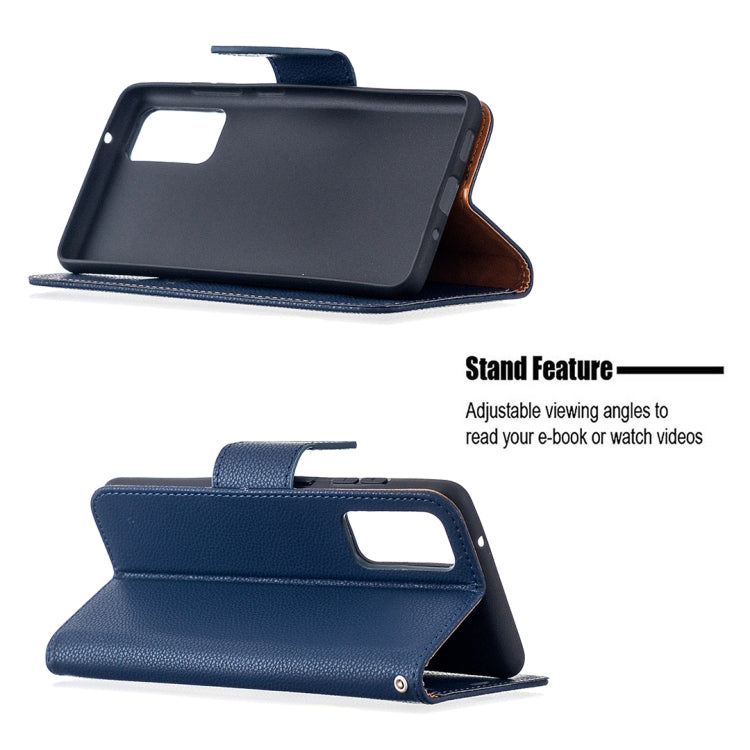 For Samsung Galaxy S20 FE 5G / S20 Lite Litchi Texture Pure Color Horizontal Flip PU Leather Case with Holder & Card Slots & Wallet & Lanyard