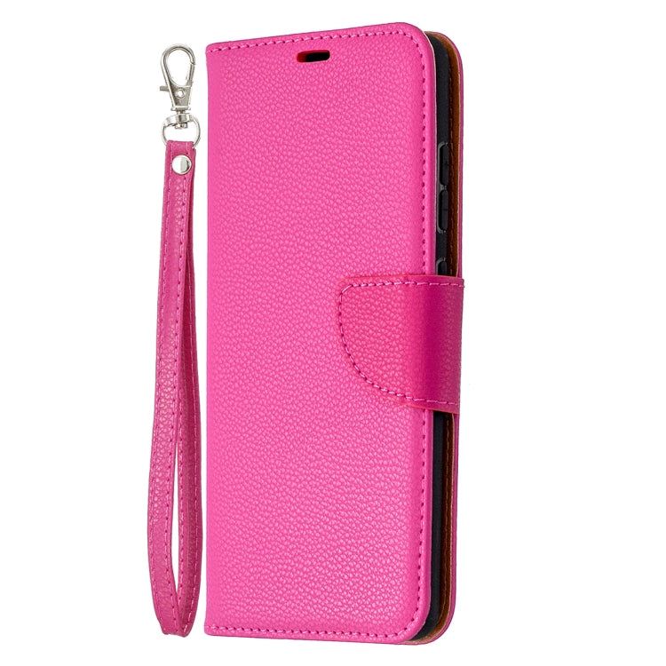 For Samsung Galaxy S20 FE 5G / S20 Lite Litchi Texture Pure Color Horizontal Flip PU Leather Case with Holder & Card Slots & Wallet & Lanyard