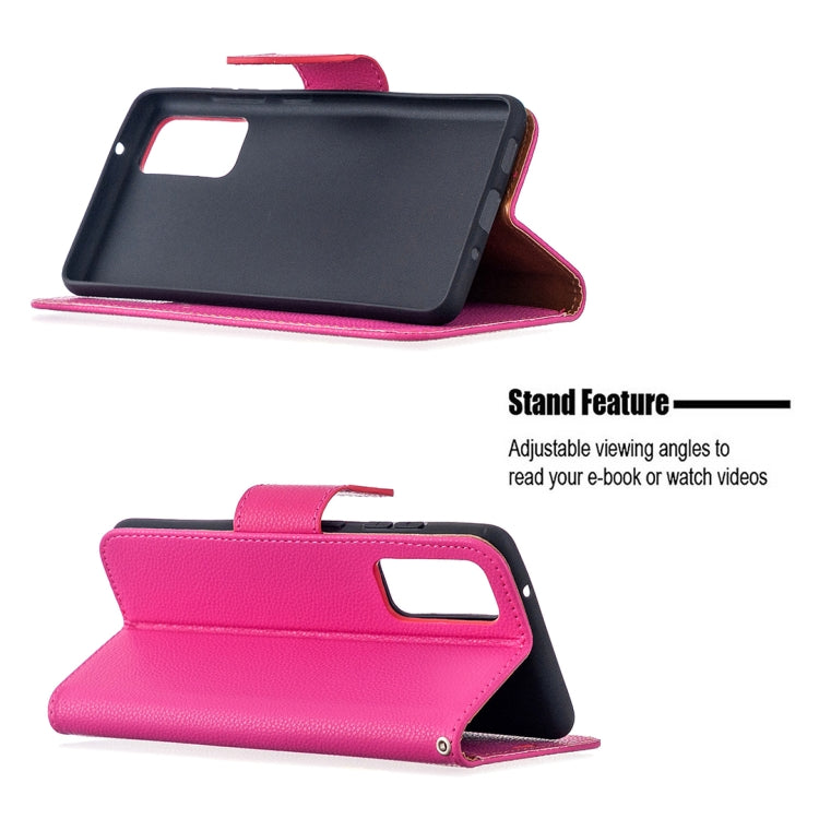 For Samsung Galaxy S20 FE 5G / S20 Lite Litchi Texture Pure Color Horizontal Flip PU Leather Case with Holder & Card Slots & Wallet & Lanyard