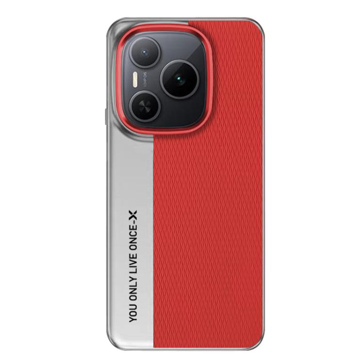 For Honor Power Camera Design Diamond Texture Leather PC Phone Case