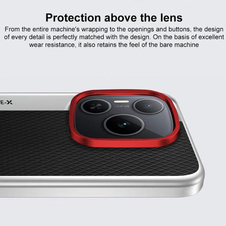For Honor Power Camera Design Diamond Texture Leather PC Phone Case