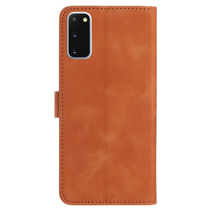 For Samsung Galaxy S20 5G Rose Flower Embossing Pattern Leather Phone Case