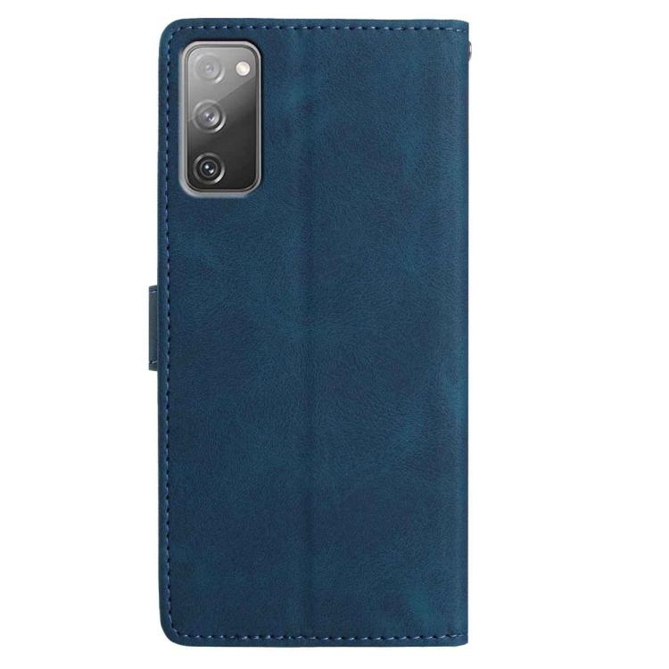For Samsung Galaxy S20 FE 5G Rose Flower Embossing Pattern Leather Phone Case