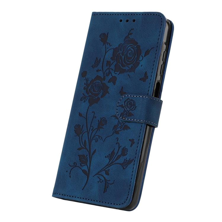 For Samsung Galaxy S20 FE 5G Rose Flower Embossing Pattern Leather Phone Case