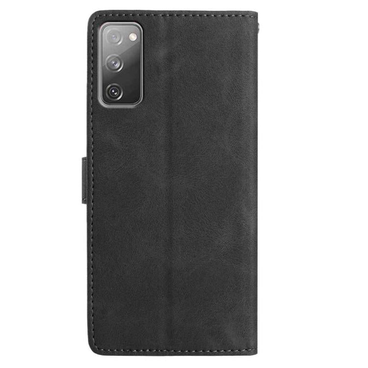 For Samsung Galaxy S20 FE 5G Rose Flower Embossing Pattern Leather Phone Case