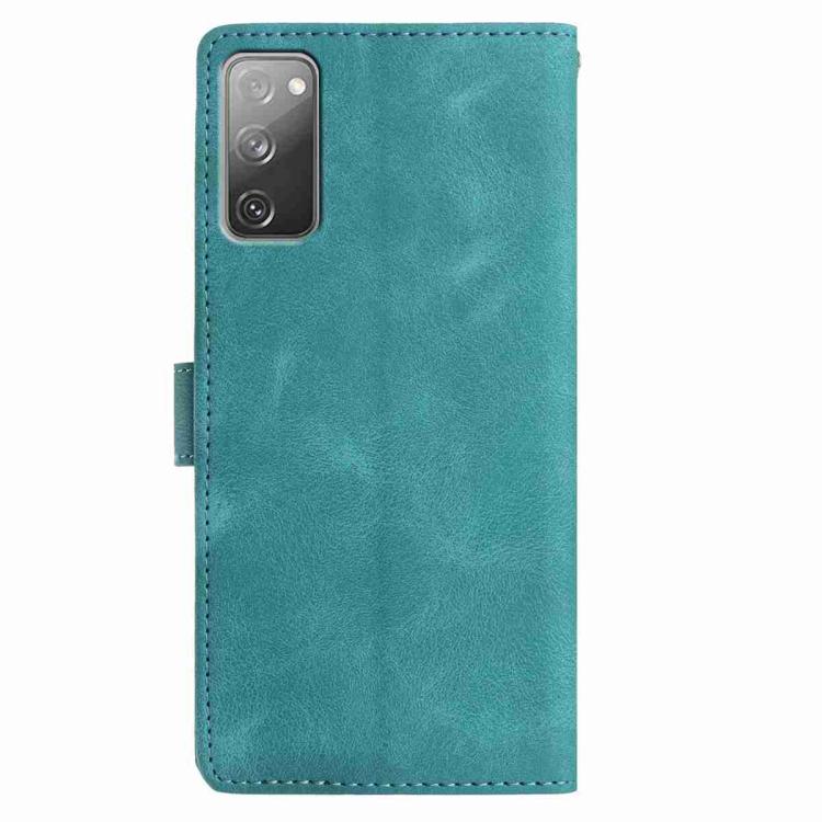 For Samsung Galaxy S20 FE 5G Rose Flower Embossing Pattern Leather Phone Case