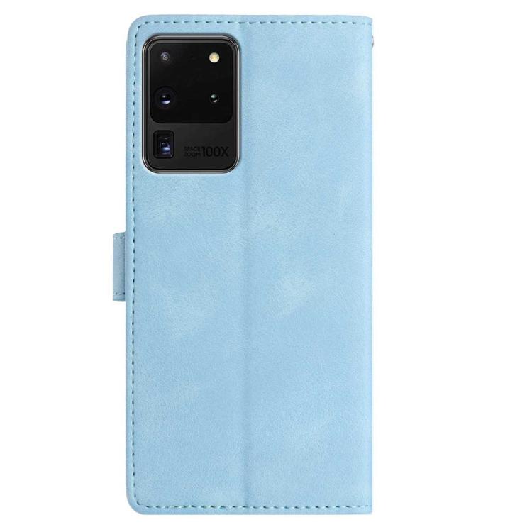 For Samsung Galaxy S20 Ultra 5G Rose Flower Embossing Pattern Leather Phone Case