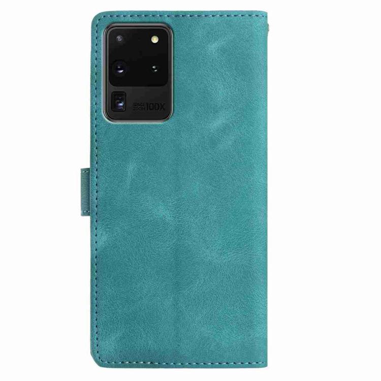 For Samsung Galaxy S20 Ultra 5G Rose Flower Embossing Pattern Leather Phone Case