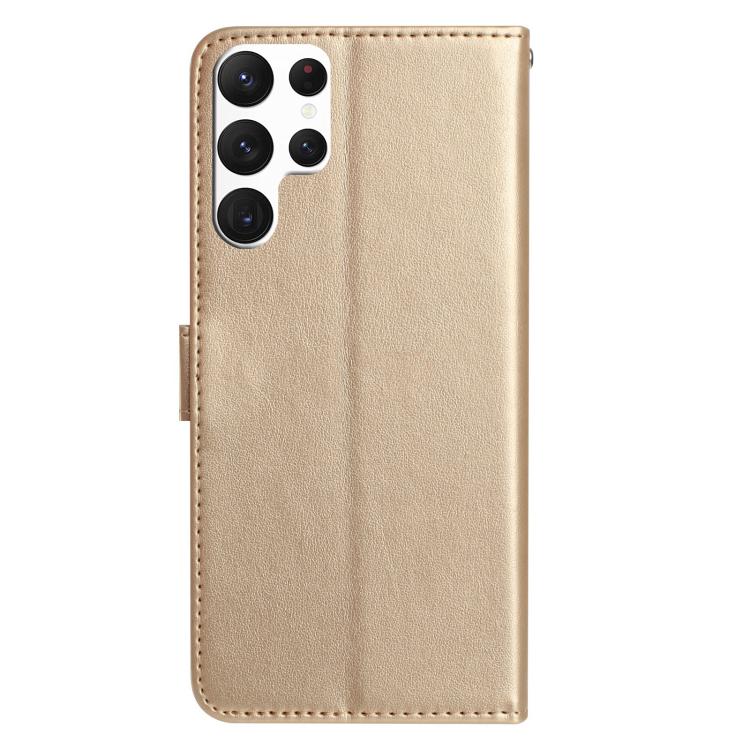 For Samsung Galaxy S22 Ultra 5G Rose Flower Embossing Pattern Leather Phone Case