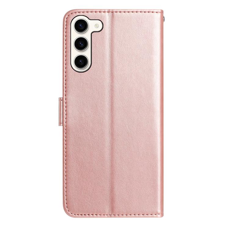 For Samsung Galaxy S23 5G Rose Flower Embossing Pattern Leather Phone Case