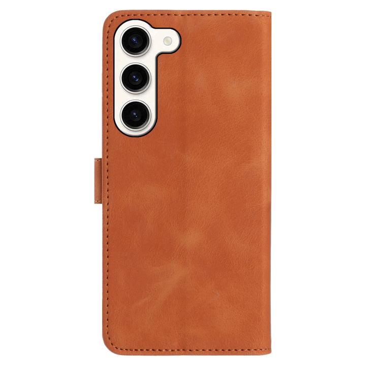 For Samsung Galaxy S23 5G Rose Flower Embossing Pattern Leather Phone Case