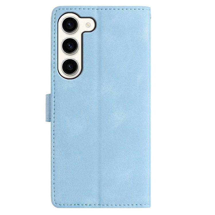 For Samsung Galaxy S23+ 5G Rose Flower Embossing Pattern Leather Phone Case