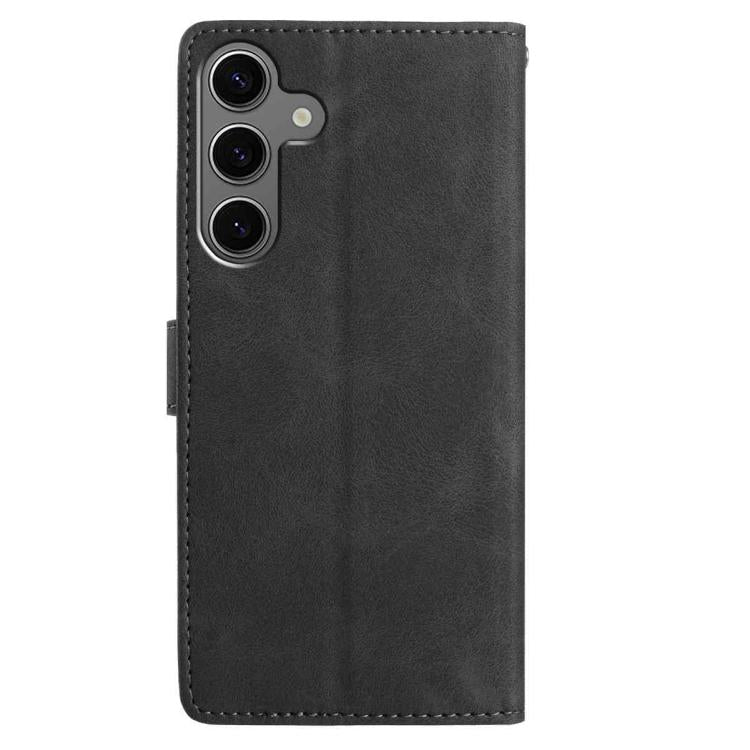 For Samsung Galaxy S24 5G Rose Flower Embossing Pattern Leather Phone Case