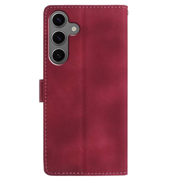 For Samsung Galaxy S24 5G Rose Flower Embossing Pattern Leather Phone Case