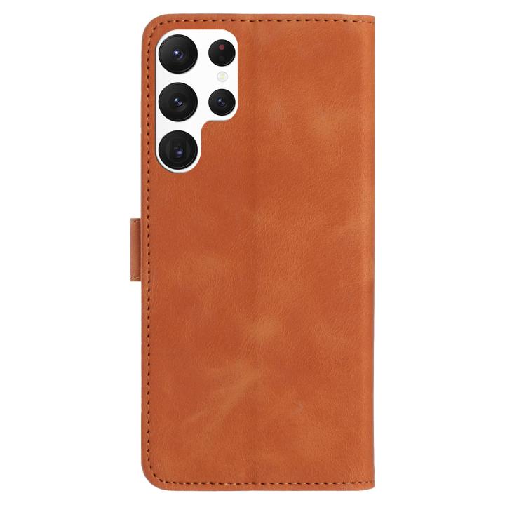 For Samsung Galaxy S24 Ultra 5G Rose Flower Embossing Pattern Leather Phone Case