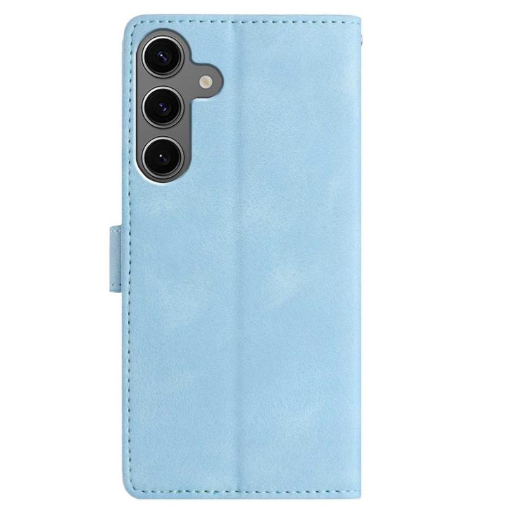 For Samsung Galaxy S25 5G Rose Flower Embossing Pattern Leather Phone Case