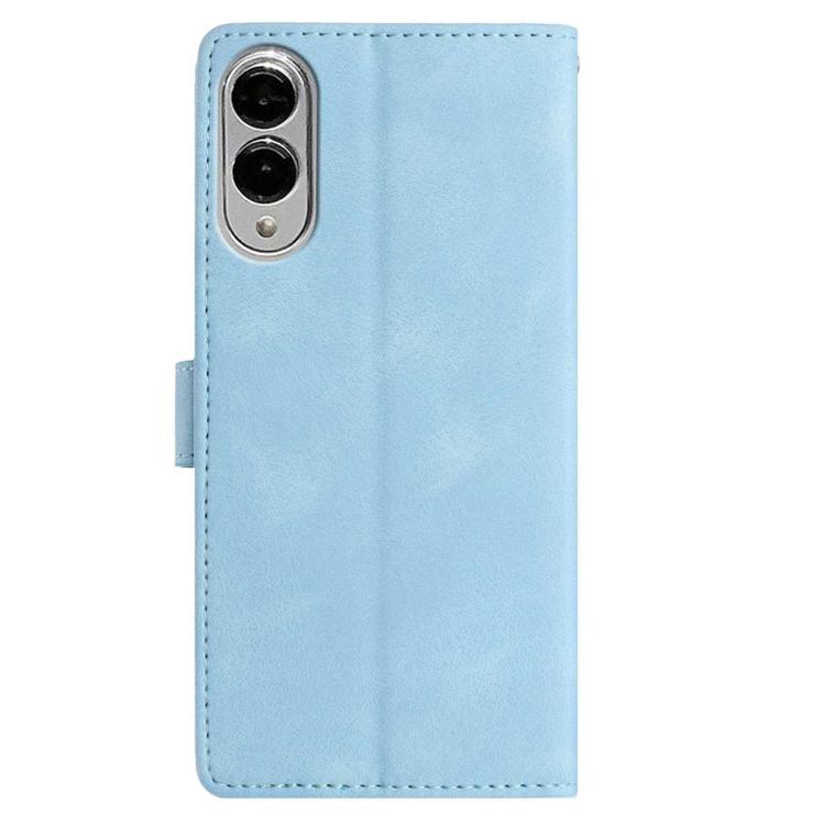 For Samsung Galaxy S25 Edge 5G Rose Flower Embossing Pattern Leather Phone Case