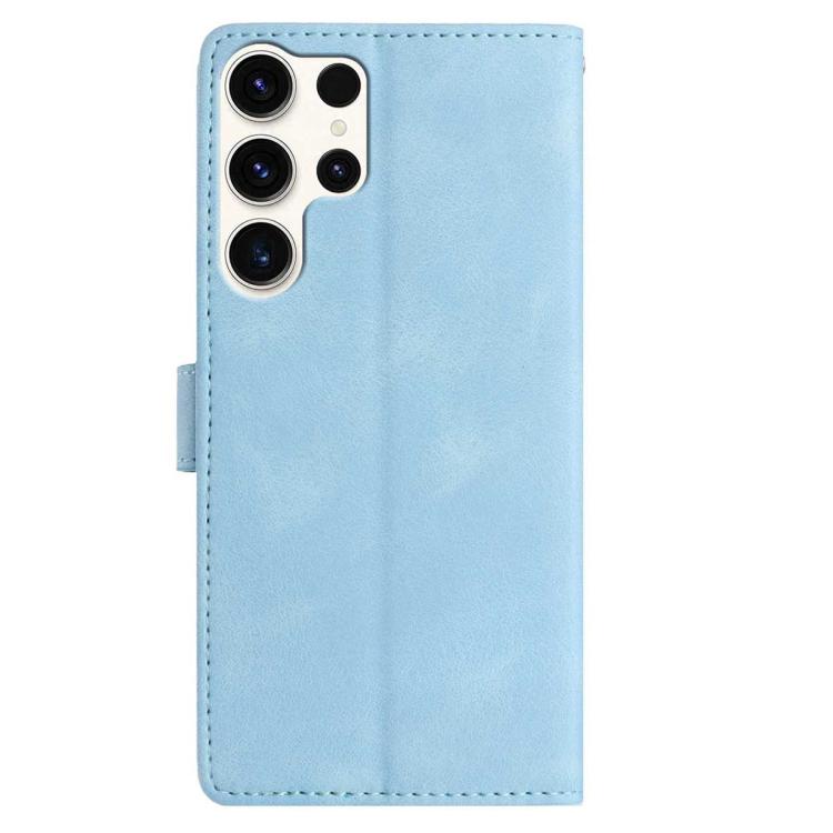 For Samsung Galaxy S25 Ultra 5G Rose Flower Embossing Pattern Leather Phone Case
