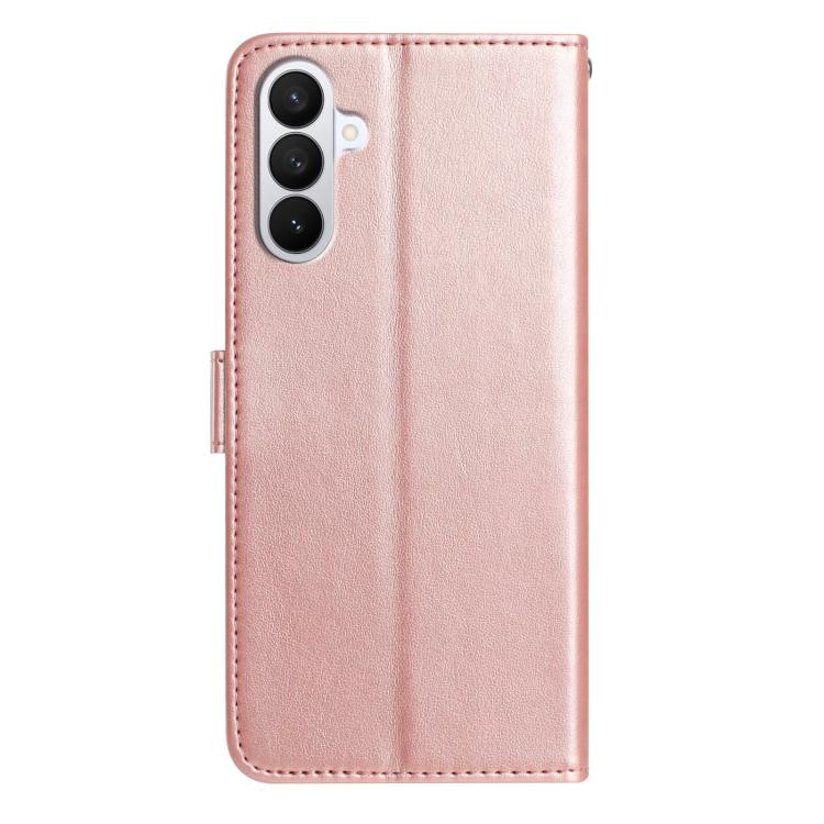 For Samsung Galaxy S26 5G Rose Flower Embossing Pattern Leather Phone Case