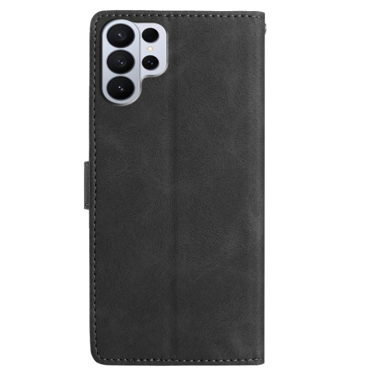 For Samsung Galaxy S26 Ultra 5G Rose Flower Embossing Pattern Leather Phone Case