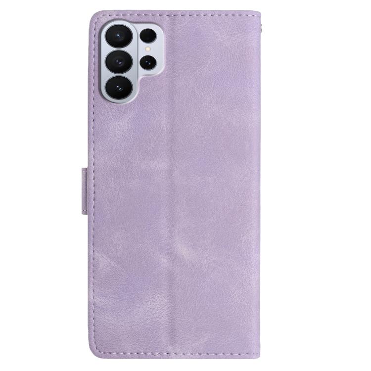 For Samsung Galaxy S26 Ultra 5G Rose Flower Embossing Pattern Leather Phone Case