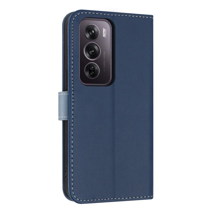 For OPPO Reno12 Pro 5G Metal Bow Leather Phone Case with Hand Strap