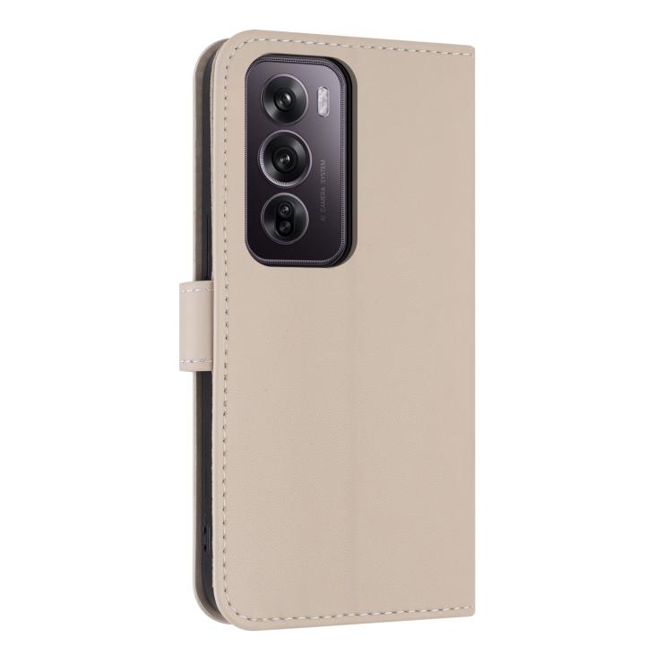 For OPPO Reno12 Pro 5G Metal Bow Leather Phone Case with Hand Strap
