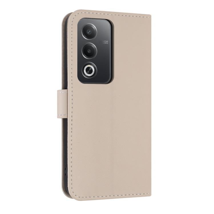 For OPPO A5 5G Global / A3 4G Global Metal Bow Leather Phone Case with Hand Strap