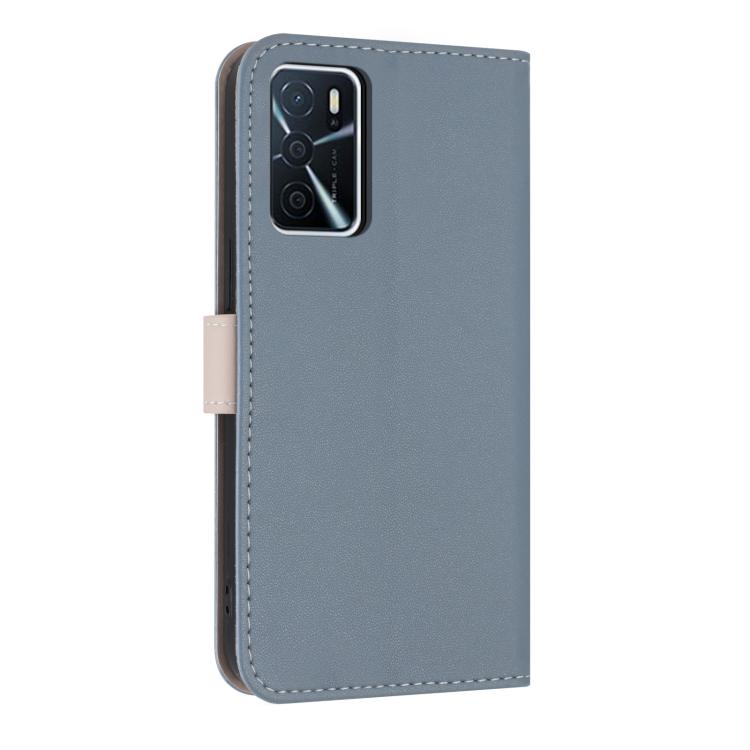 For OPPO A16 Metal Bow Leather Phone Case with Hand Strap