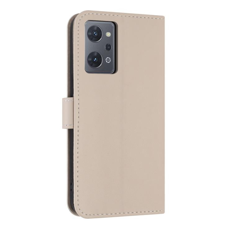 For OPPO Reno7 A / Reno9 A Metal Bow Leather Phone Case with Hand Strap