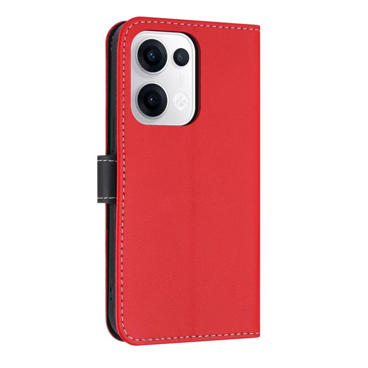 For OPPO Reno13 5G Metal Bow Leather Phone Case with Hand Strap