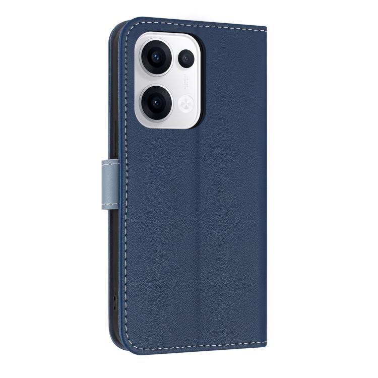 For OPPO Reno13 5G Metal Bow Leather Phone Case with Hand Strap