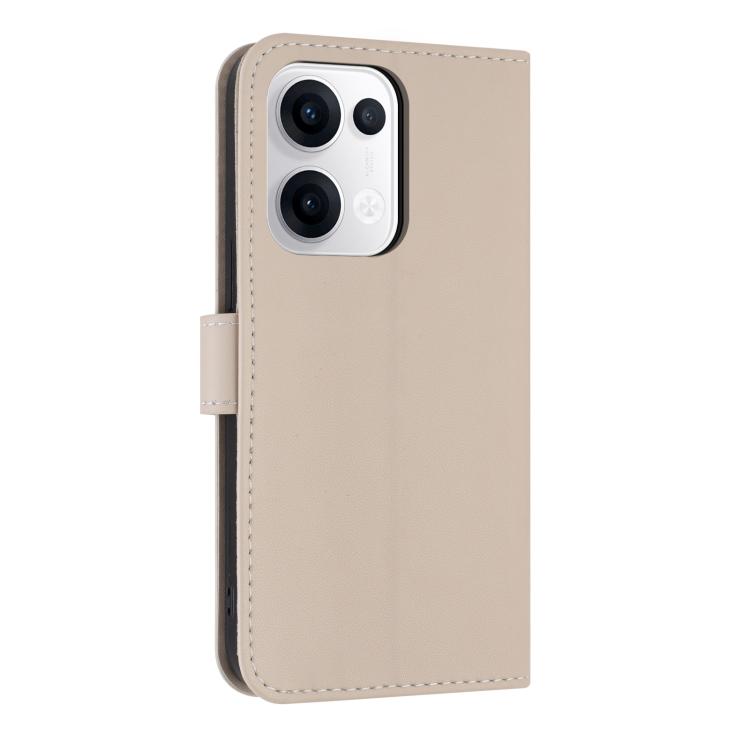 For OPPO Reno13 5G Metal Bow Leather Phone Case with Hand Strap