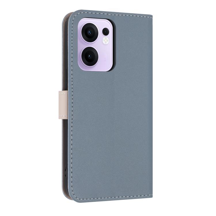 For OPPO Reno13 F Global Metal Bow Leather Phone Case with Hand Strap