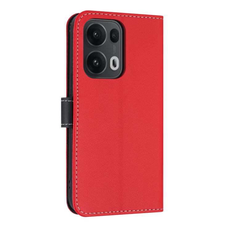 For OPPO Reno13 Pro 5G Metal Bow Leather Phone Case with Hand Strap