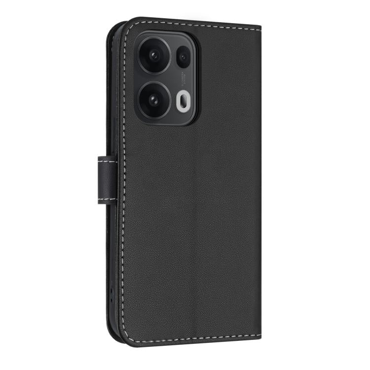 For OPPO Reno13 Pro 5G Metal Bow Leather Phone Case with Hand Strap