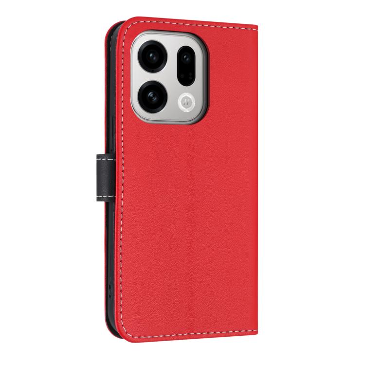 For OPPO Find X9 Metal Bow Leather Phone Case with Hand Strap