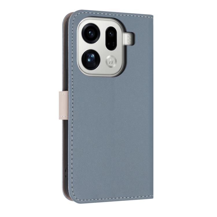 For OPPO Find X9 Pro Metal Bow Leather Phone Case with Hand Strap
