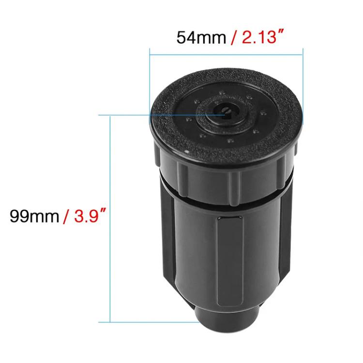Garden Water Nozzle Key Storage Box Sprinkler Key Hider - Black