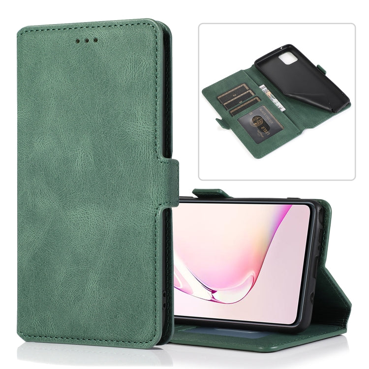 For Samsung Galaxy Note 10 Lite Retro Magnetic Closing Clasp Horizontal Flip Leather Case with Holder & Card Slots & Photo Frame & Wallet