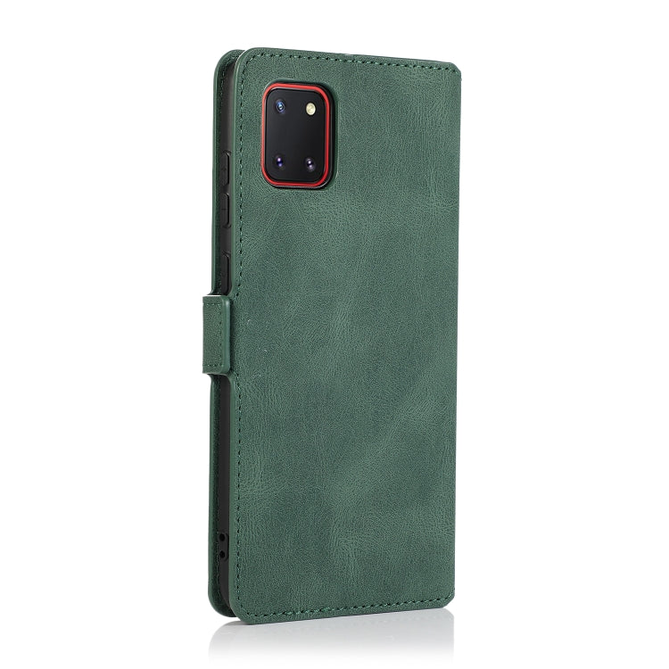 For Samsung Galaxy Note 10 Lite Retro Magnetic Closing Clasp Horizontal Flip Leather Case with Holder & Card Slots & Photo Frame & Wallet