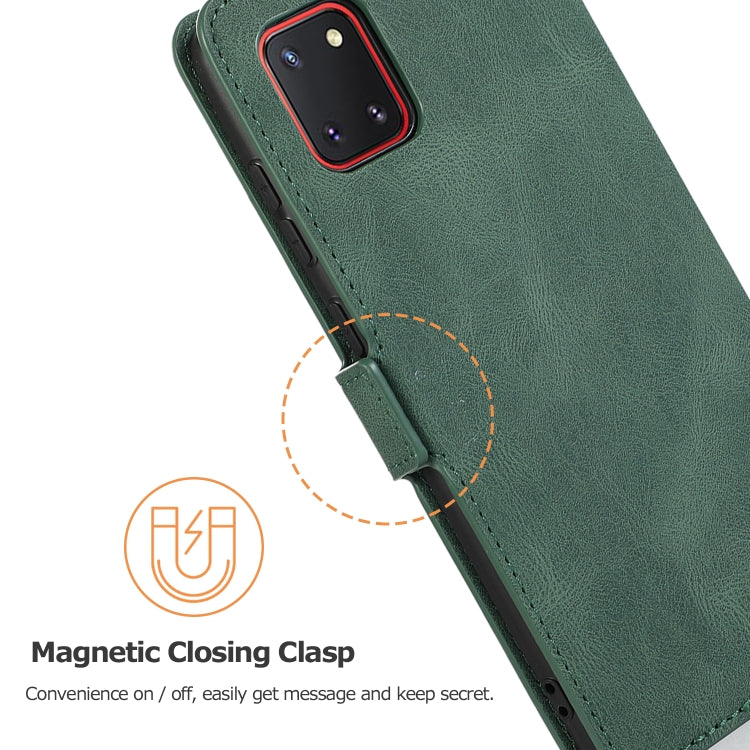 For Samsung Galaxy Note 10 Lite Retro Magnetic Closing Clasp Horizontal Flip Leather Case with Holder & Card Slots & Photo Frame & Wallet