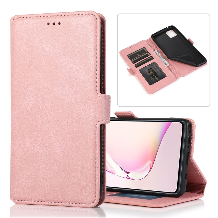 For Samsung Galaxy Note 10 Lite Retro Magnetic Closing Clasp Horizontal Flip Leather Case with Holder & Card Slots & Photo Frame & Wallet